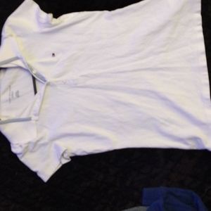 Women's white size XS classic fit Tommy Hilfiger shirt with collar